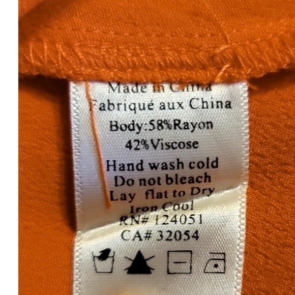 NEW** WHITHOUT TAGS*** ANTHROPOLOGIE, THE ODELLS, TANGELO, MIDI DRESS, SIZE M - Picture 5 of 6